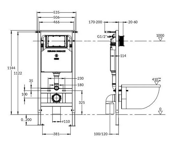 инсталляция KERAMA MARAZZI PRO